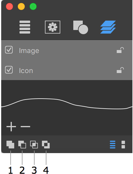 Merging layers