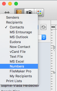 Labels & Addresses: Importing from Excel 2016