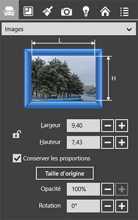 Propriétés de l'image