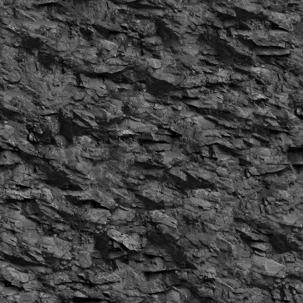Rebuilt rock texture with finer, more varied pattern.