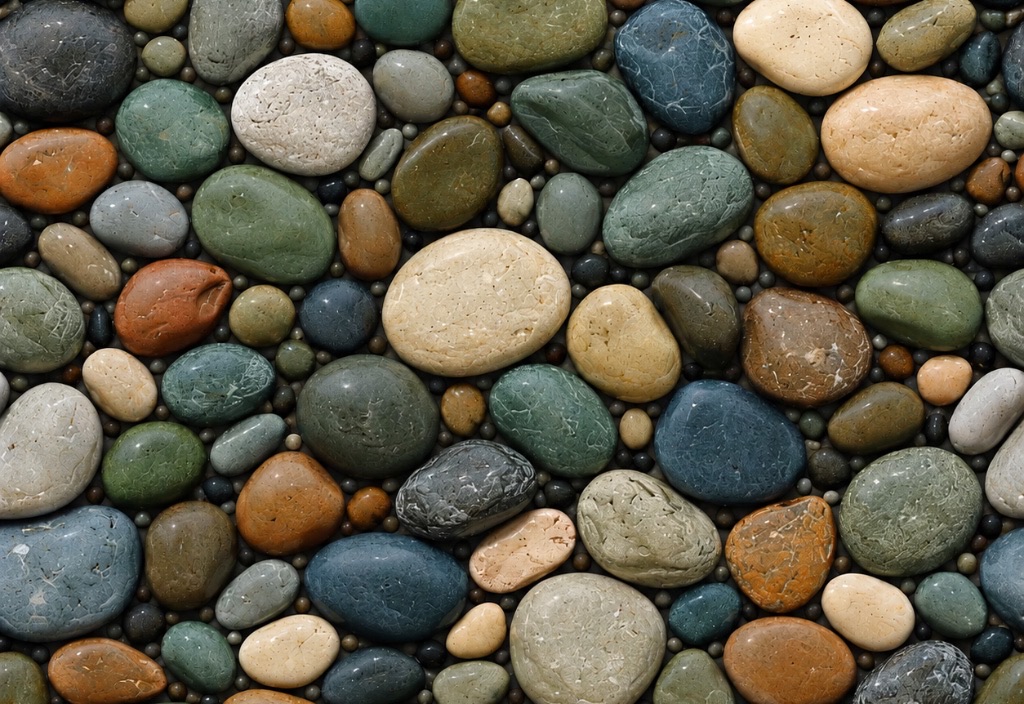 Source photo of pebbles.